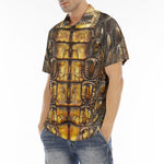 Men's Polo Shirt Alligator Texture