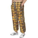 Men's Sweatpants Alligator Texture