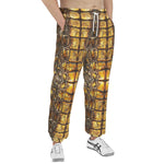 Men's Sweatpants Alligator Texture