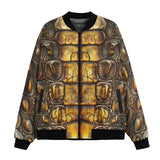 Bomber Jacket Alligator Texture