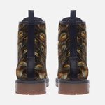 Leather Boots Alligator Texture