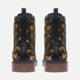 Leather Boots Alligator Texture