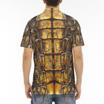Men's Polo Shirt Alligator Texture