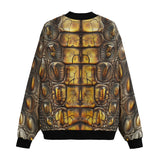 Bomber Jacket Alligator Texture