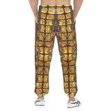 Men's Sweatpants Alligator Texture
