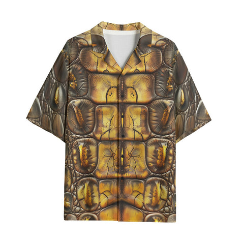 Hawaiian Shirt Alligator Texture