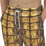 Men's Sweatpants Alligator Texture