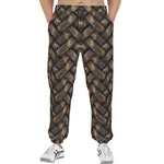 Men's Sweatpants Bronze Woven Rope