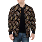 Bomber Jacket Bronze Woven Rope