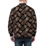 Bomber Jacket Bronze Woven Rope