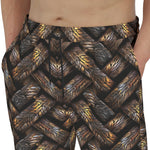 Men's Sweatpants Bronze Woven Rope