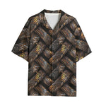 Hawaiian Shirt Bronze Woven Rope
