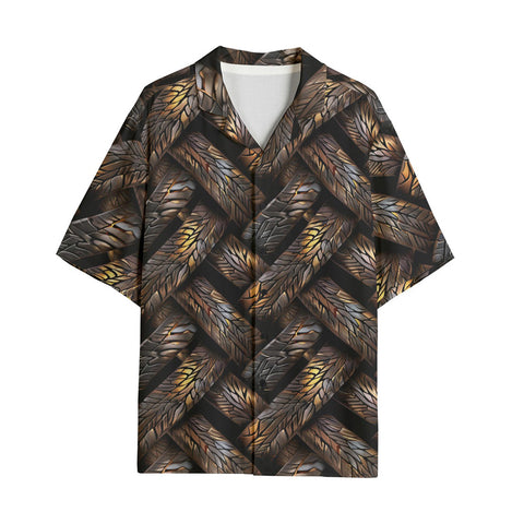 Hawaiian Shirt Bronze Woven Rope