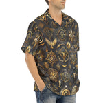 Hawaiian Shirt Digital Art Collage Magical Symbols