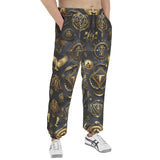 Men's Sweatpants Digital Art Collage Magical Symbols