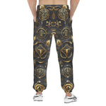 Men's Sweatpants Digital Art Collage Magical Symbols