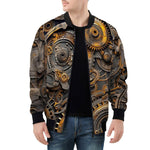 Bomber Jacket Mechanical Gears and Cogs