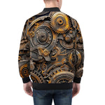 Bomber Jacket Mechanical Gears and Cogs