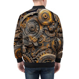 Bomber Jacket Mechanical Gears and Cogs
