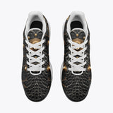 Air Cushion Sneakers Crocodile Leather with Metal Decoration