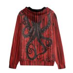 Men's Zip Up Hoodie Gothic Octopus Tentacles