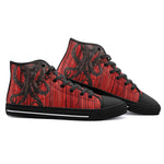 High-Top Canvas Shoes Gothic Octopus Tentacles