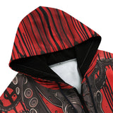 Men's Zip Up Hoodie Gothic Octopus Tentacles