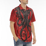 Men's Polo Shirt Gothic Octopus Tentacles