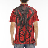 Men's Polo Shirt Gothic Octopus Tentacles