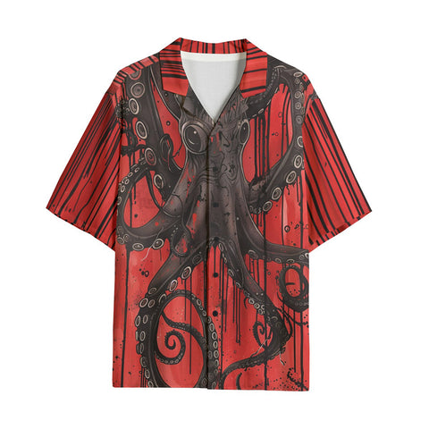 Hawaiian Shirt Gothic Octopus Tentacles