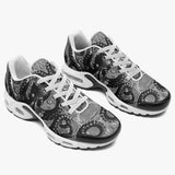 Air Cushion Sneakers Black Metal Octopus Tentacles