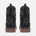 Leather Boots Black Metal Octopus Tentacles