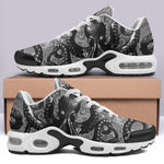 Air Cushion Sneakers Black Metal Octopus Tentacles