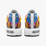 Air Cushion Sneakers Colorful Shiny Glass Cubes