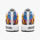 Air Cushion Sneakers Colorful Shiny Glass Cubes