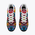 Air Cushion Sneakers Colorful Shiny Glass Cubes