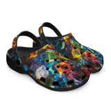 Classic Clogs Colorful Shiny Glass Cubes