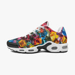 Air Cushion Sneakers Colorful Shiny Glass Cubes