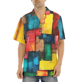 Hawaiian Shirt Abstract Colorful Blocks