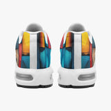 Air Cushion Sneakers Abstract Colorful Blocks