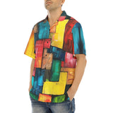 Hawaiian Shirt Abstract Colorful Blocks