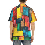 Hawaiian Shirt Abstract Colorful Blocks