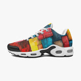 Air Cushion Sneakers Abstract Colorful Blocks