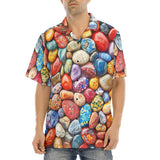 Hawaiian Shirt Colorful Pebbles