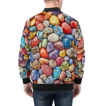 Bomber Jacket Colorful Pebbles