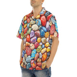 Hawaiian Shirt Colorful Pebbles