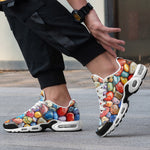 Air Cushion Sneakers Colorful Pebbles