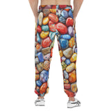 Men's Sweatpants Colorful Pebbles