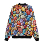 Bomber Jacket Colorful Pebbles
