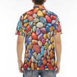 Men's Polo Shirt Colorful Pebbles